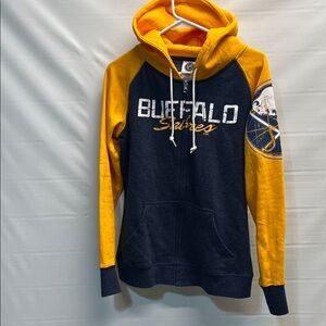 Buffalo Sabres NHL Zip-Up Hoodie Sweatshirt –  M (8/10) 🏒
